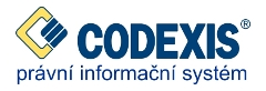 Banner CODEXIS - právní informační systém